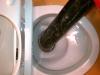 川崎市多摩区登戸新町にて洋式トイレ詰まり圧力ポンプ使用