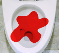 トイレから水があふれてくる