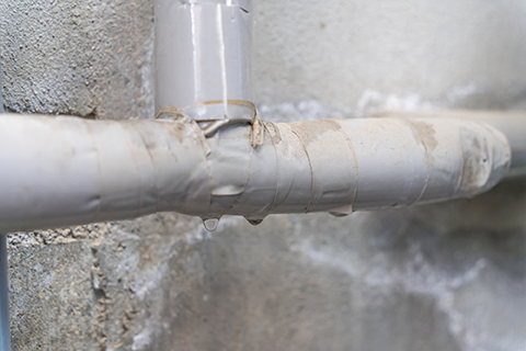 未使用なのに配管から水音