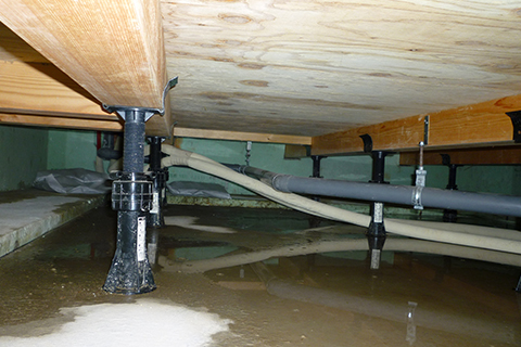 漏水調査（床下の水漏れ）